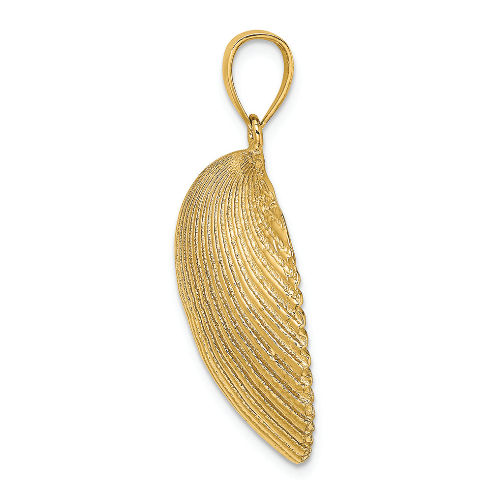 FJC Finejewelers 14k Yellow Gold Scallop Shell Charm
