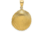 FJC Finejewelers 14k Yellow Gold Scallop Shell Charm