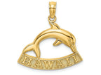 FJC Finejewelers 14k Yellow Gold Hawaii Under Dolphin Charm