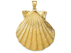 FJC Finejewelers 14k Yellow Gold Large Scallop Shell Charm