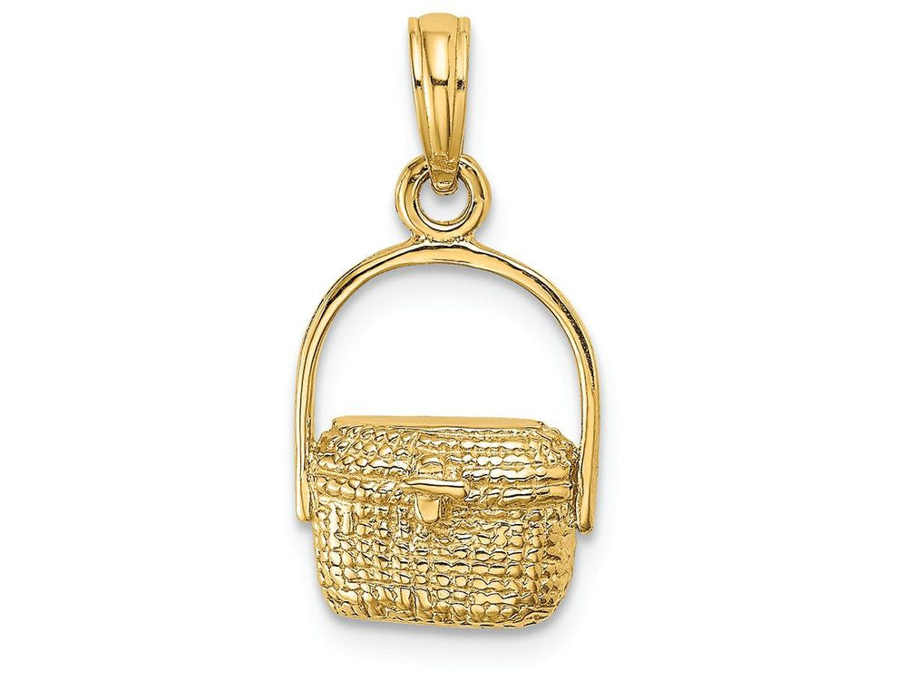 FJC Finejewelers 14k Yellow Gold Nantucket Basket Charm