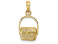 FJC Finejewelers 14k Yellow Gold Nantucket Basket Charm