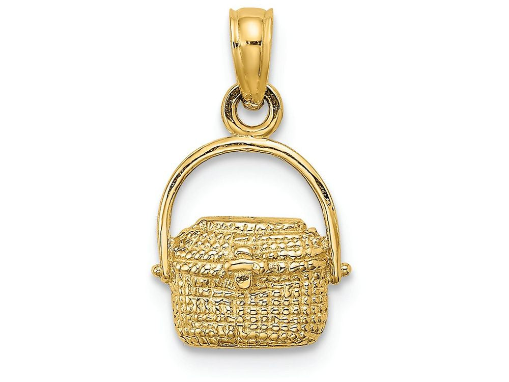 FJC Finejewelers 14k Yellow Gold Nantucket Basket Charm