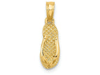 FJC Finejewelers 14k Yellow Gold Jamaica Single Flip-flop Charm