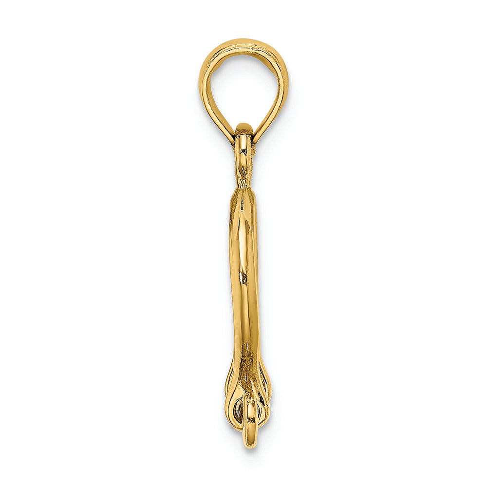 FJC Finejewelers 14k Yellow Gold 3d Small Shackle Link Screw Charm