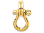 FJC Finejewelers 14k Yellow Gold 3d Large Shackle with Pulley Bail No Rope Charm