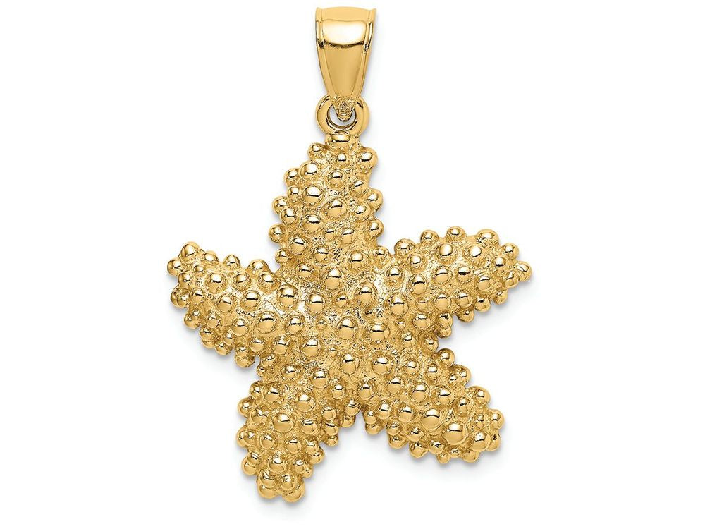 FJC Finejewelers 14k Yellow Gold Beaded Starfish Charm