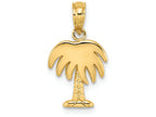 FJC Finejewelers 14k Yellow Gold Charleston Palm Tree Charm