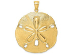 FJC Finejewelers 14k Yellow Gold Large Sand Dollar Charm
