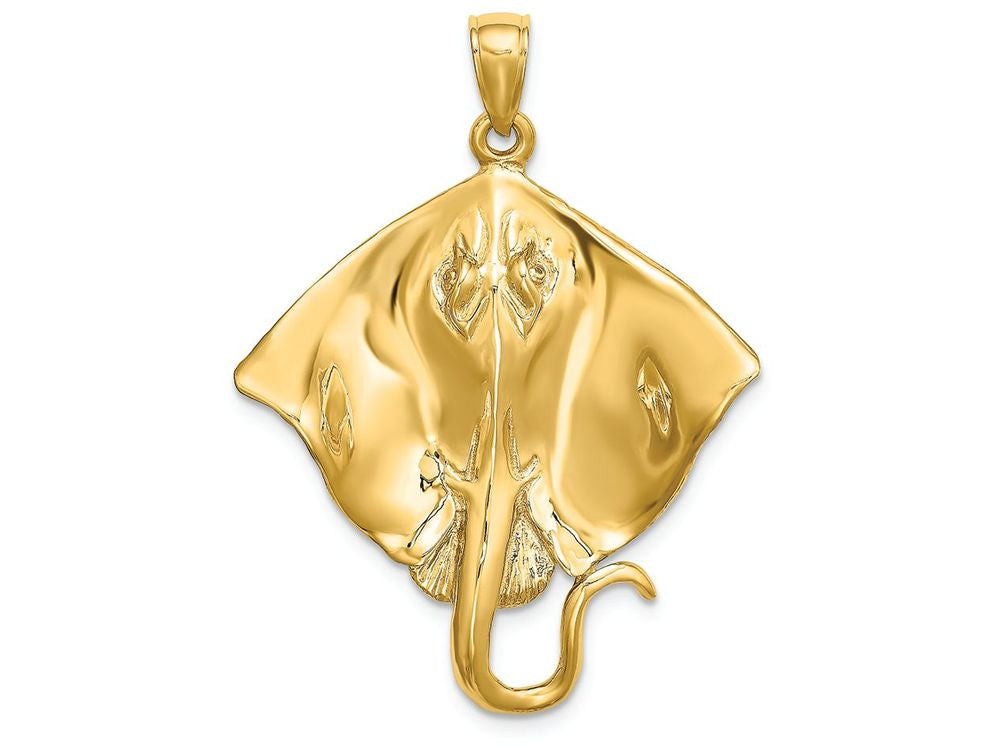 FJC Finejewelers 14k Yellow Gold Stingray Charm