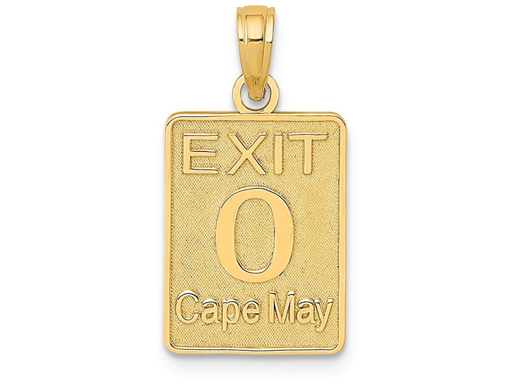 FJC Finejewelers 14k Yellow Gold Exit 0cape May Charm