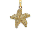 FJC Finejewelers 14k Yellow Gold Starfish with Beaded Texture Charm