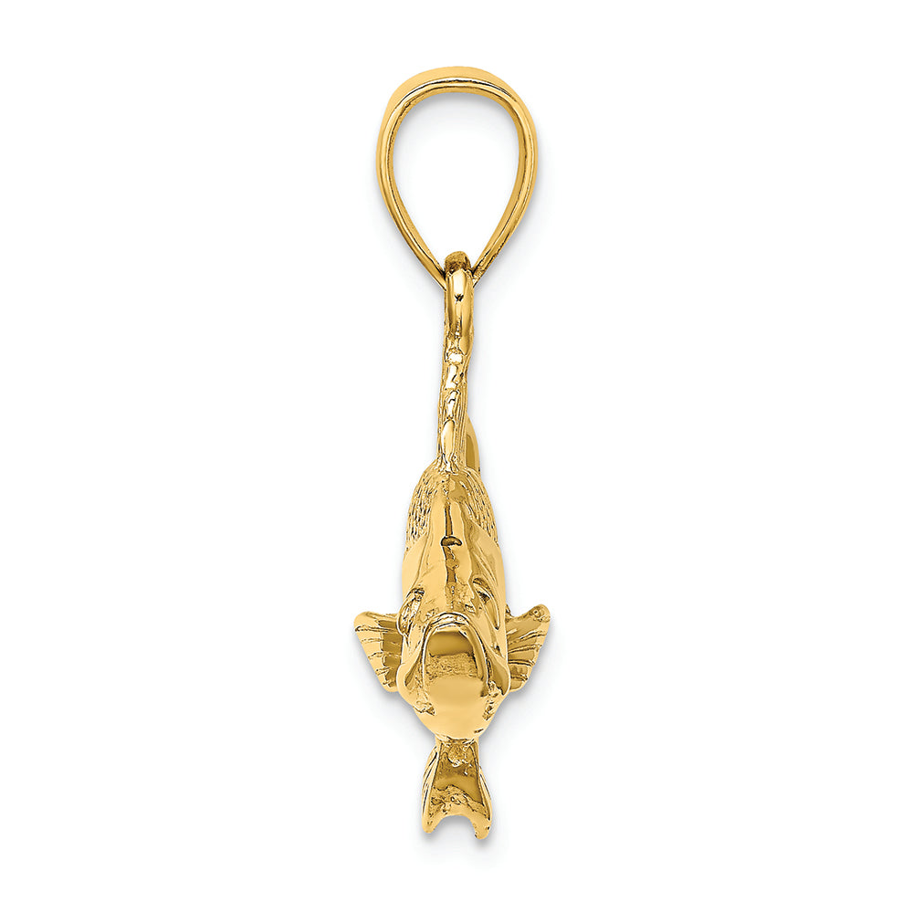 FJC Finejewelers 14k Yellow Gold 3d Tarpon Fish Charm