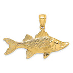FJC Finejewelers 14k Yellow Gold 3d Tarpon Fish Charm
