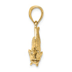 FJC Finejewelers 14k Yellow Gold 3d Snook Fish Charm