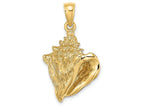 FJC Finejewelers 14k Yellow Gold Conch Shell Charm