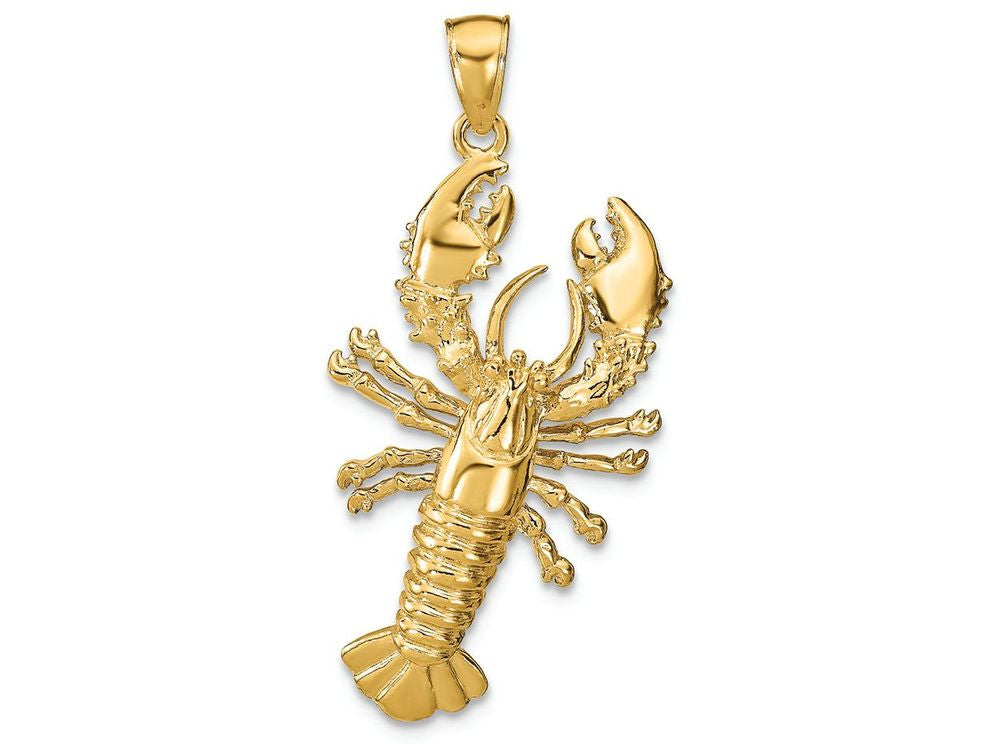 FJC Finejewelers 14k Yellow Gold Lobster with Side Legs Charm