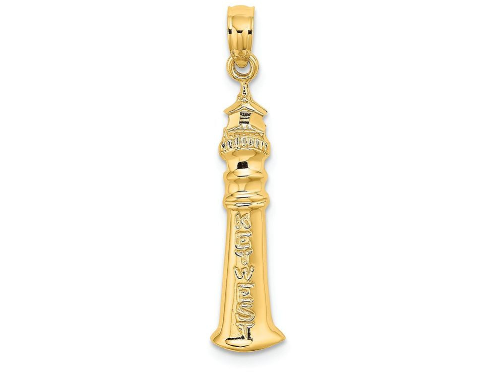 FJC Finejewelers 14k Yellow Gold Key West Lighthouse Charm