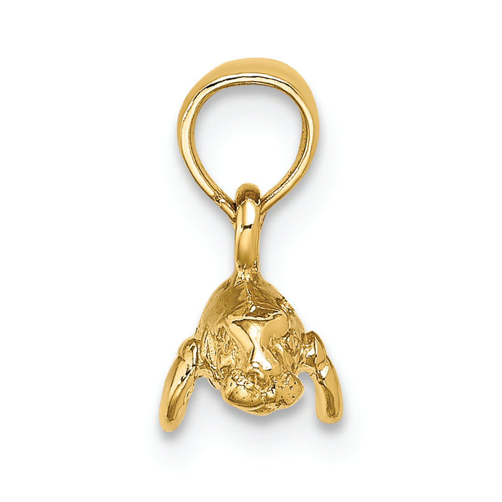 FJC Finejewelers 14k Yellow Gold 3d Mini Manatee Charm