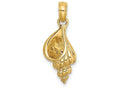 FJC Finejewelers 14k Yellow Gold 3d Mini Precious Wentletrap Shell Charm