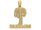 FJC Finejewelers 14k Yellow Gold Bahamas Under Palm Tree Charm