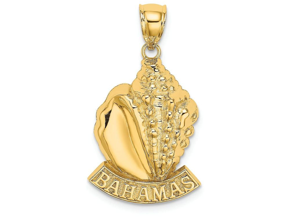 FJC Finejewelers 14k Yellow Gold Bahamas Under Conch Shell Charm