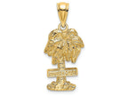 FJC Finejewelers 14k Yellow Gold St. Thomas On Palm Tree Charm