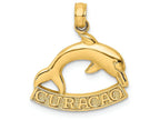 FJC Finejewelers 14k Yellow Gold Curacao Under Dolphin Charm