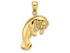 FJC Finejewelers 14k Yellow Gold Single Manatee Charm