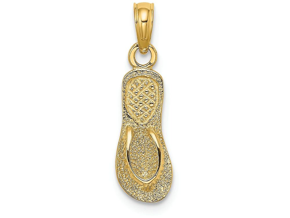 FJC Finejewelers 14k Yellow Gold Single Flip-flop Straps Charm