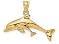 FJC Finejewelers 14k Yellow Gold Dolphin Baby Charm