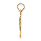 FJC Finejewelers 14k Yellow Gold Cross with Small Interior Cross Charm