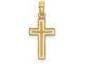 FJC Finejewelers 14k Yellow Gold Cross with Dimension Charm