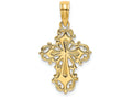 FJC Finejewelers 14k Yellow Gold Crossdelicate Charm
