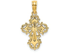 FJC Finejewelers 14k Yellow Gold Crossdelicate Charm