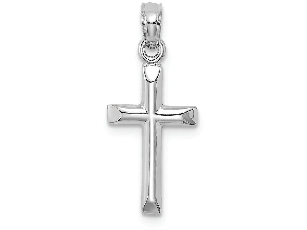 FJC Finejewelers 14k White Gold Cross Charm