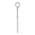 FJC Finejewelers 14k White Gold 3d Stick Cross Charm