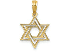 FJC Finejewelers 14k Yellow Gold Jewish Star Of Davidwith Border Charm