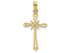 FJC Finejewelers 14k Yellow Gold Cross "x" Center Charm