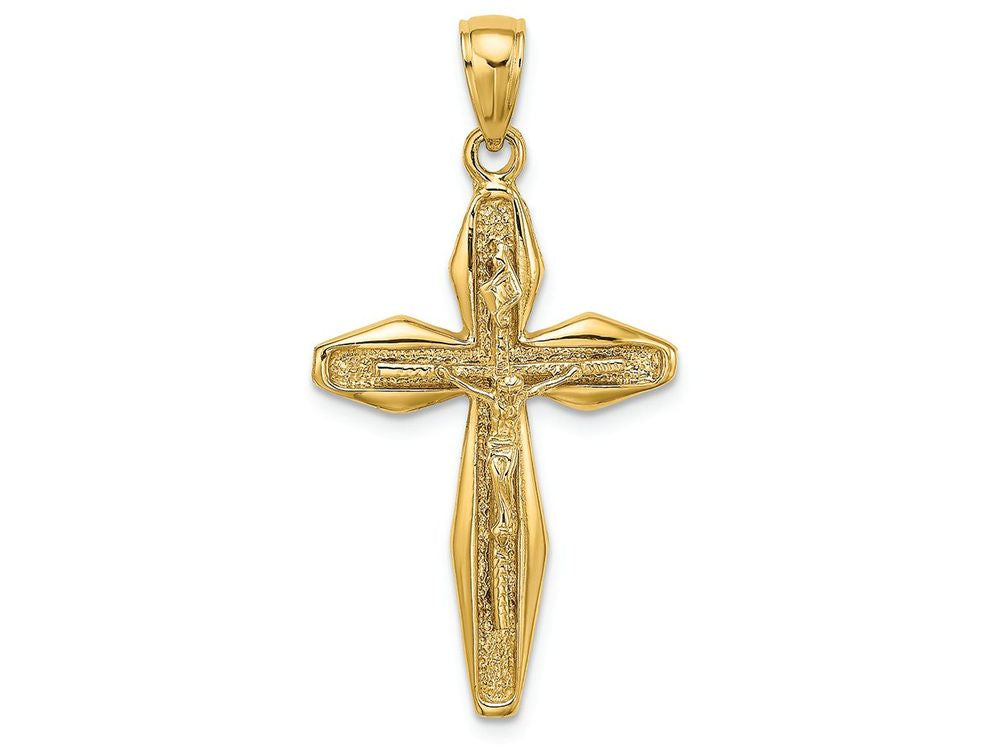 FJC Finejewelers 14k Yellow Gold Crucifix Charm