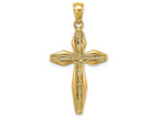 FJC Finejewelers 14k Yellow Gold Crucifix Charm