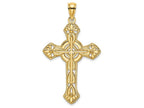 FJC Finejewelers 14k Yellow Gold Cross with Arrow Tips Charm