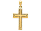 FJC Finejewelers 14k Yellow Gold Cross On Square Frame Charm