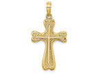 FJC Finejewelers 14k Yellow Gold Cross with Heart Shaped Tip Charm