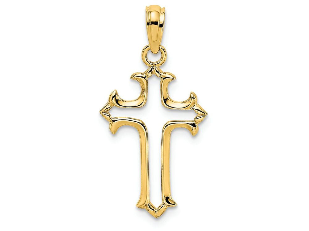 FJC Finejewelers 14k Yellow Gold Cross Charm