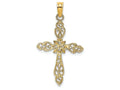 FJC Finejewelers 14k Yellow Gold Cross with "x" Center Charm