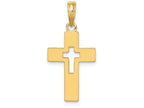 FJC Finejewelers 14k Yellow Gold Cross with Cross Center Charm
