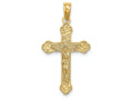 FJC Finejewelers 14k Yellow Gold Crucifix with Scroll Tips Charminri