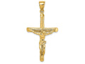 FJC Finejewelers 14k Yellow Gold Crucifix On Cross Charm