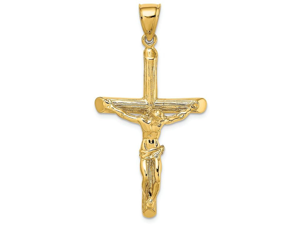 FJC Finejewelers 14k Yellow Gold Crucifix On Cross Charm